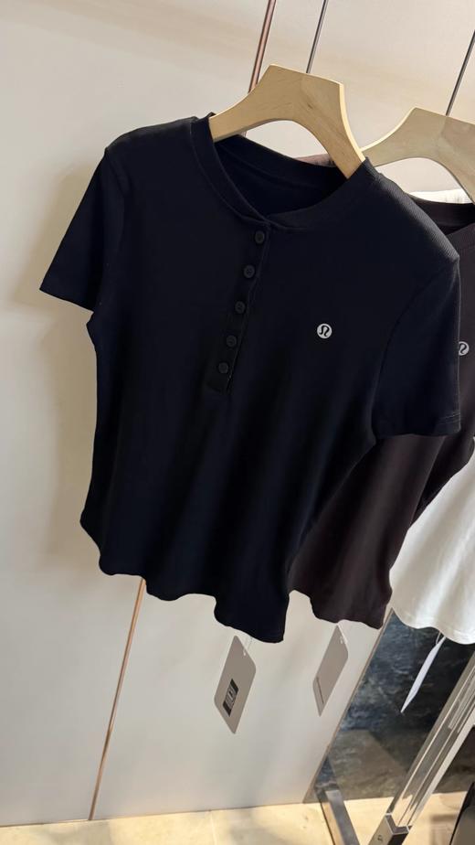 F033154春夏季新款美式运动修身正肩显瘦气质短袖打底衫T恤 商品图4