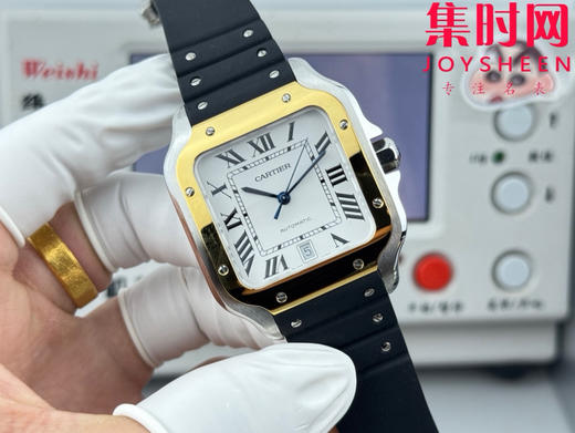 GF卡地亚山度士系列 山度士大号 间金款 方形男士腕表 绝对是绕不开的经典 表径39.8mm 商品图1