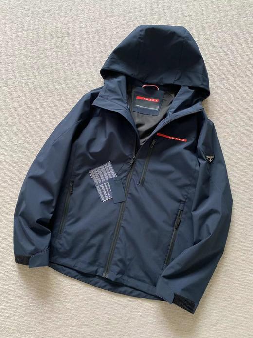 F0331128新款再生尼龙梭织面料舒适耐穿男士连帽夹克外套 商品图10