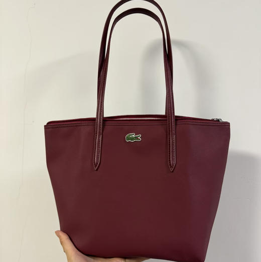 14个！！清仓青岛订单！！ 四色发售！！ 随便出入专柜  Lacoste/法国鳄鱼女包时尚百搭肩背包购物袋单肩包托特包手提 鳄鱼托特包 商品图3