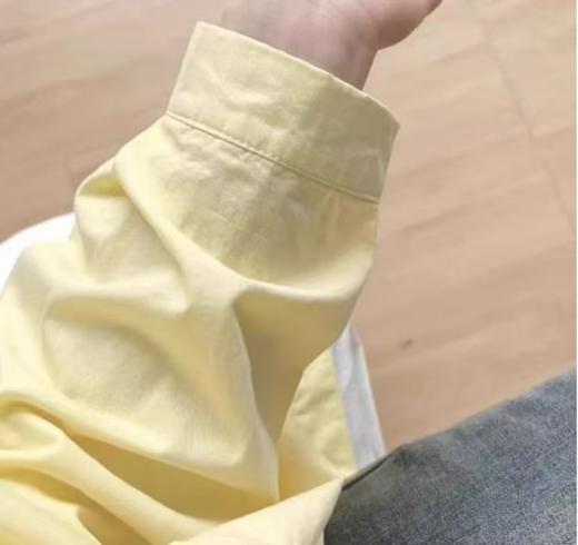 长袖衬衫休闲百搭纯色基础款外穿打底 商品图8