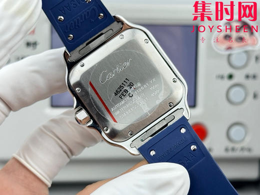 GF卡地亚山度士系列 山度士大号 蓝色盘 方形男士腕表 绝对是绕不开的经典 表径39.8mm 商品图7