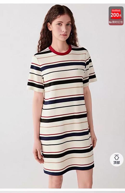 F033167春夏季新款时尚百搭宽松休闲克重厚实棉连衣裙 商品图8