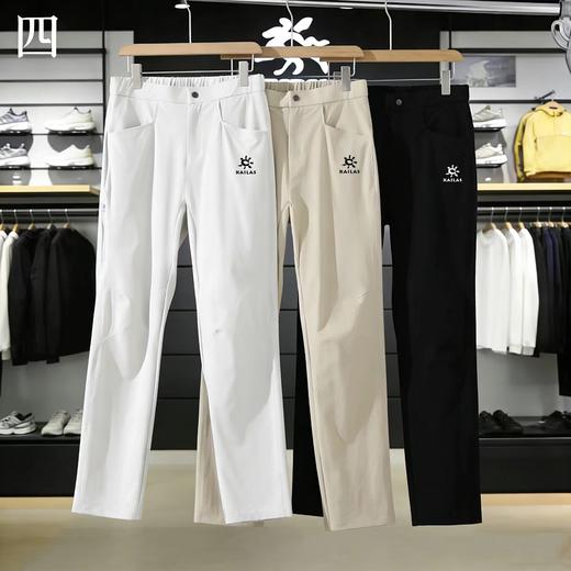 F0331126户外休闲四面弹立体裁剪柔软舒适软壳裤男士长裤 商品图0