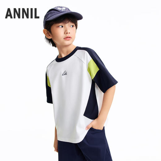 男童圆领短袖套装夏季新款安奈儿童装EB621692 商品图2