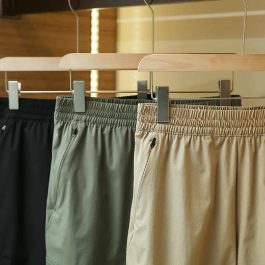 F0331122冷感凉爽夏季薄款速干压胶跑步运动松紧腰男士休闲短裤 商品图11