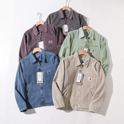 【xm1】情侣经典复古水洗做旧蜡染翻领夹克/外套！！ 商品图2