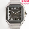 GF卡地亚山度士系列 山度士大号 钢带款 间黑方形男士腕表 绝对是绕不开的经典 表径39.8mm 商品缩略图1