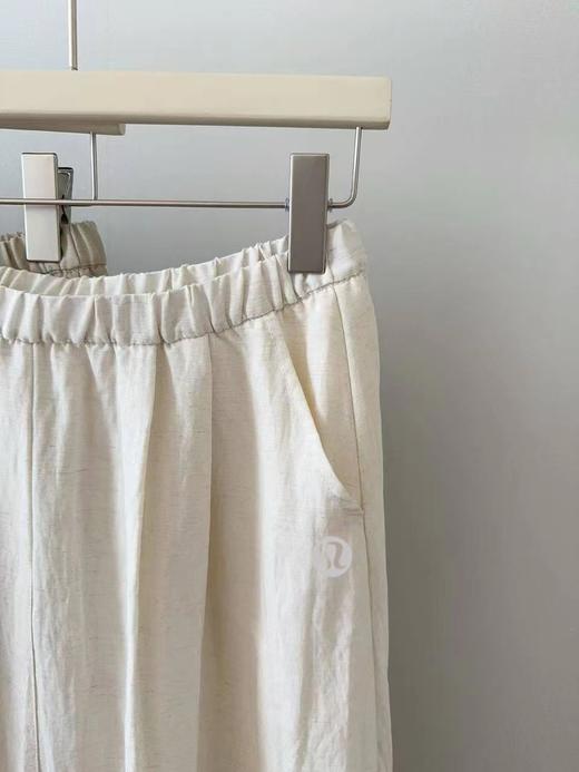 F033120夏季新款舒适凉感柔软亲肤高弹拼接剪裁天丝亚麻半身裙 商品图6