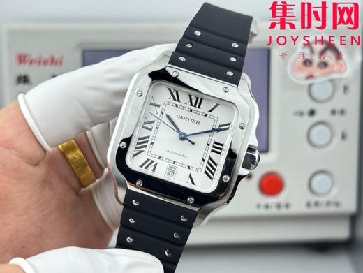 GF卡地亚山度士系列 山度士大号 雪山白面 方形男士腕表 绝对是绕不开的经典 表径39.8mm 商品图2