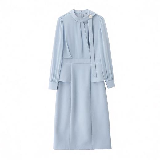 设计感假两件连衣裙2026春季新款气质长款收腰显瘦包臀裙MEIQIN5136 商品图4