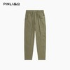 PINLI品立2026春季新款男纯色百搭松紧腰直筒休闲长裤GD262117034 商品缩略图6