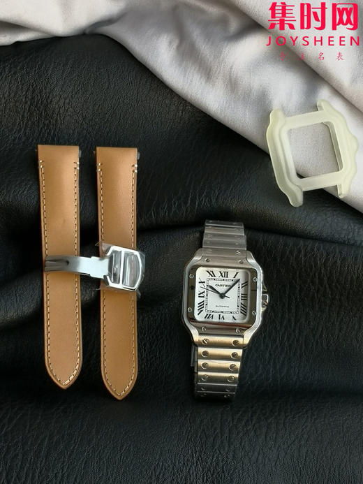 GF卡地亚山度士系列WSSA0029 山度士小号 无历山度士 女士腕表 表径35.1mm 商品图1