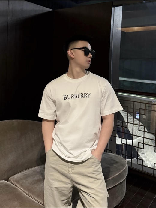 巴黎世家 26SS字母标识印花T恤 男女同款 白色（DY） 商品图5