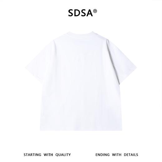 SDSA男装2026新款高贵轻奢撞色肌理口袋装饰宽松短袖T恤百搭时尚 商品图4