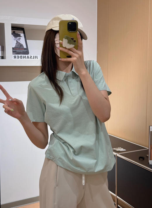 点此购买 可隆夏季男女款SECO3.0空气面料短袖POLO衫 bk 343825 商品图10