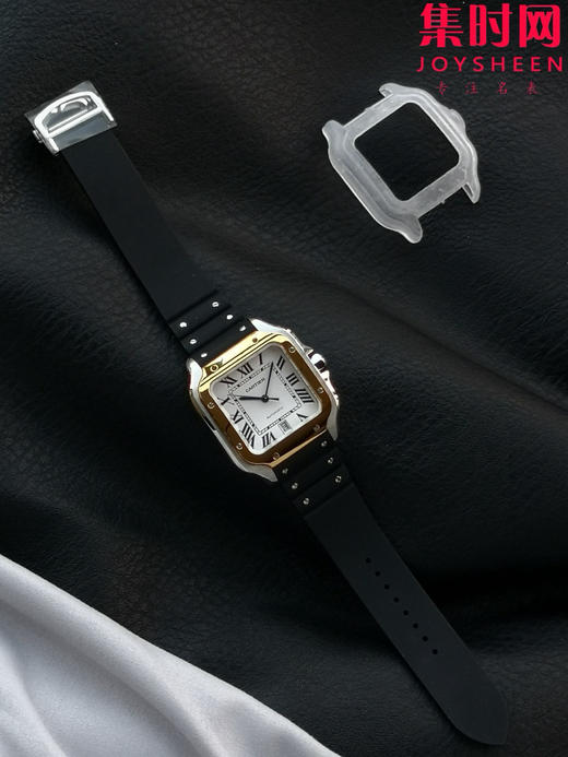 GF卡地亚山度士系列 山度士大号 间金款 男士腕表 绝对是绕不开的经典 表径39.8mm 商品图4