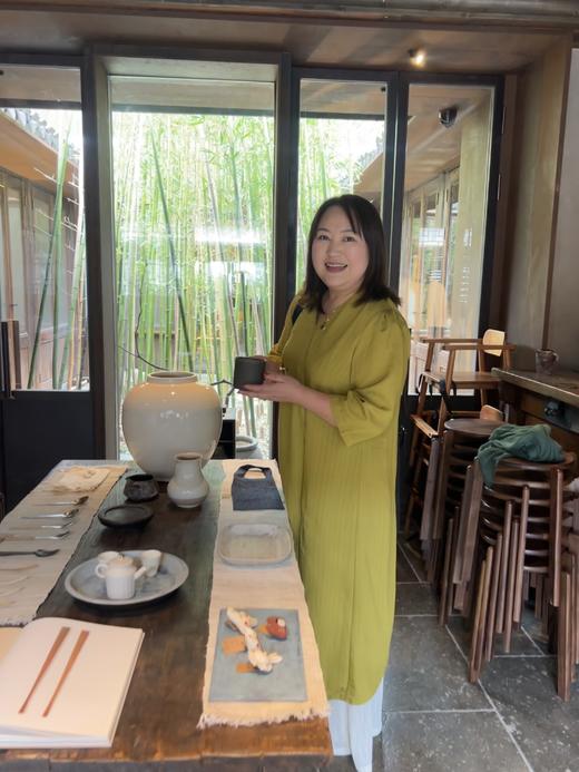 【群内福利】【V领5分袖连衣裙】秋香绿，衬肤色，复古优雅风 商品图4