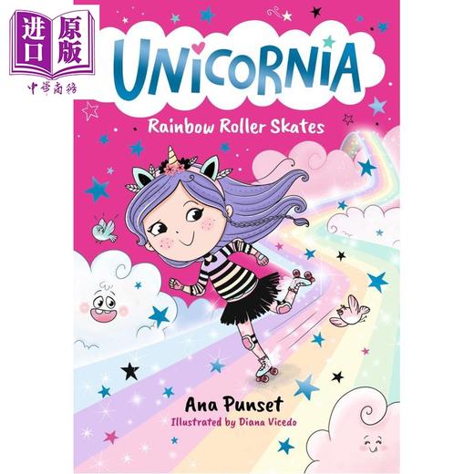 预售 【中商原版】独角兽尼亚6 彩虹旱冰鞋 Unicornia Rainbow Roller Skates 英文原版 奇幻冒险故事读物 儿童章节书 进口童书 商品图0