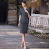 IWY/灰色短袖西装套套裙女2026夏季酒店经理接待工作服通勤正装25CS800 商品缩略图2