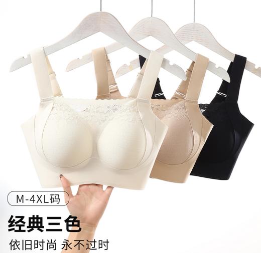 2026年新款蕾丝抹胸侧提拉性感大码内衣-W2523#【组合需要自选颜色可联系客服备注】 商品图3