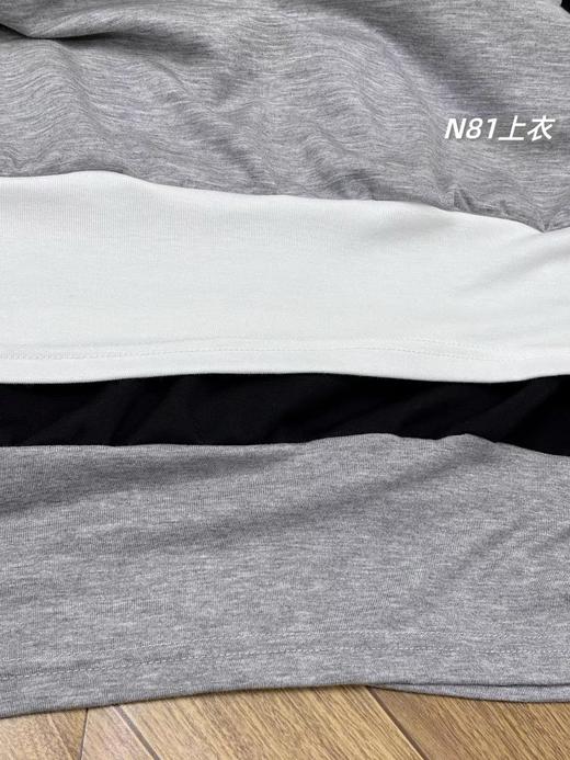 F033153一包2件装春夏季新款女士假两件小心机两穿可平肩穿长袖卫衣 商品图8