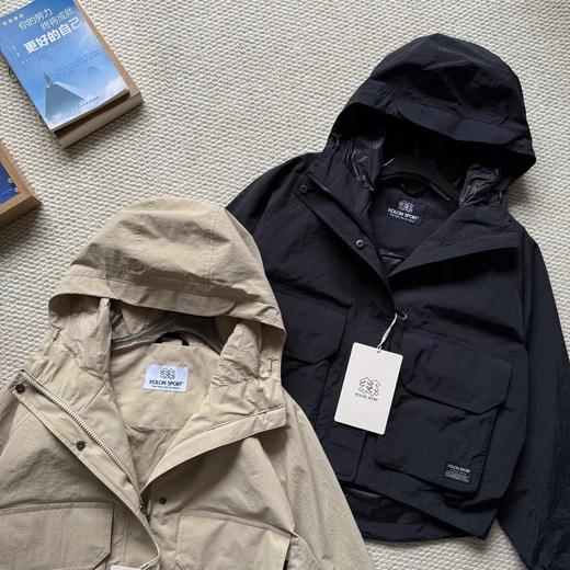 F0331121户外休闲衣女士露营短款宽松夹克运动外套 商品图5