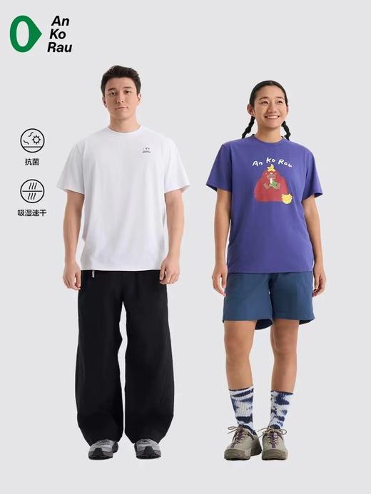 F033173春夏新品情侣款休闲时尚日常百搭全棉圆领短袖T恤 商品图9