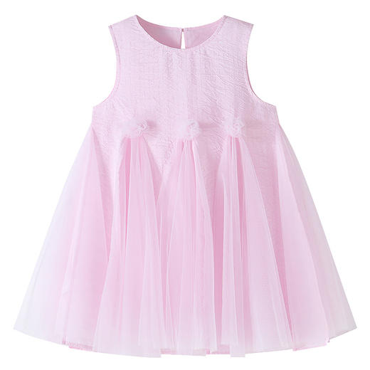 【实体店同款】女童无袖连衣裙夏季新款安奈儿童装XG623120 商品图5