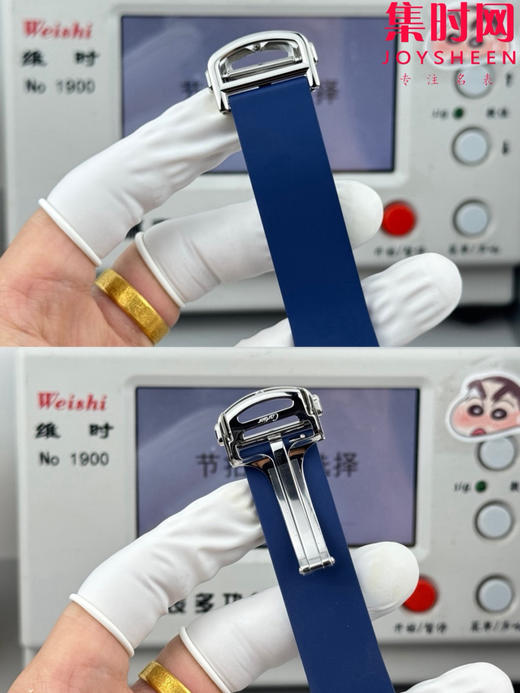 GF卡地亚山度士系列 山度士大号 蓝色盘 方形男士腕表 绝对是绕不开的经典 表径39.8mm 商品图8