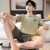 睡衣男士夏季纯棉短袖短裤套装时尚休闲凉爽中青年可外穿家居服   JL-YS9014 商品缩略图3