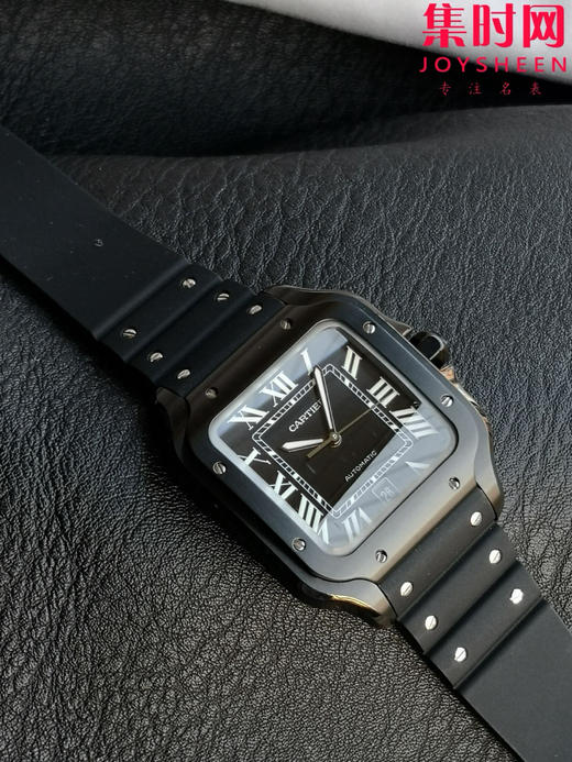 GF卡地亚山度士系列 山度士大号 黑武士 方形男士腕表 绝对是绕不开的经典 表径39.8mm 商品图5