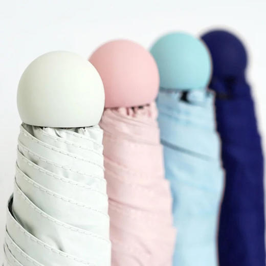 【可以放口袋里的遮阳伞】五折全遮光防晒胶囊伞 UPF50+ 阻隔99.5%的紫外线 黑胶隔热防晒 收缩仅手掌大小 收纳方便 赠胶囊盒 商品图3