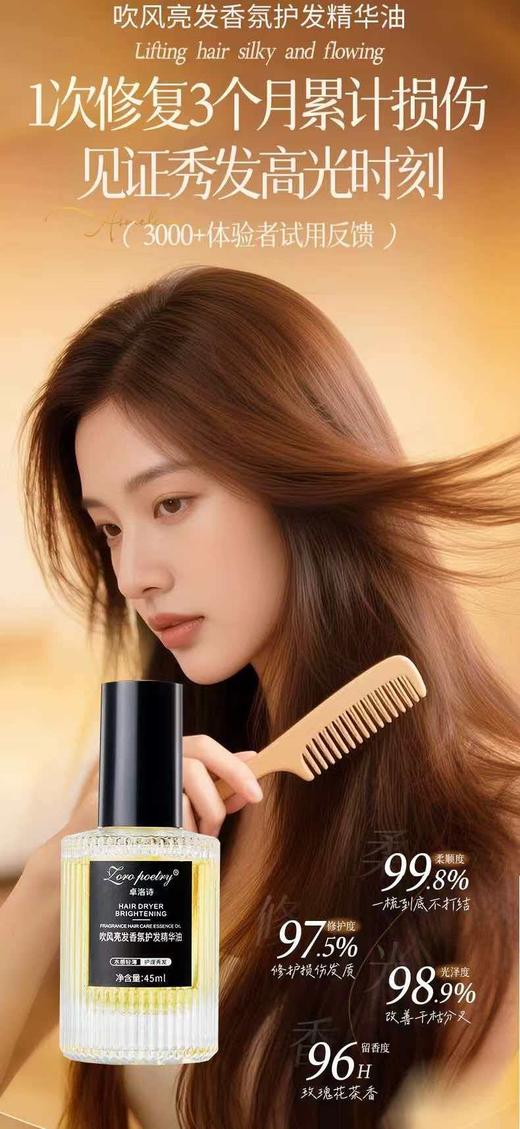 卓洛诗吹风亮发香氛护发精华油(45ml) 商品图1