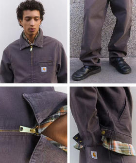 【xm1】情侣经典复古水洗做旧蜡染翻领夹克/外套！！