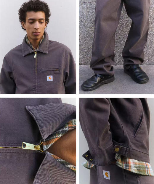 【xm1】情侣经典复古水洗做旧蜡染翻领夹克/外套！！ 商品图0