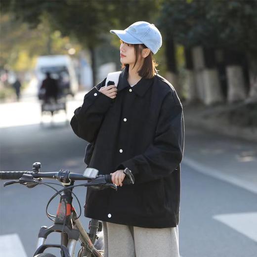 F033196春季新款舒适休闲亲肤舒适老干部风翻领夹克外套 商品图4