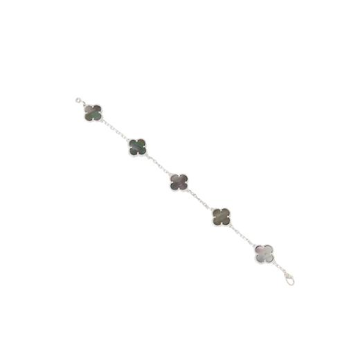 梵克雅宝 Alhambra 黑蝶贝手链 商品图5
