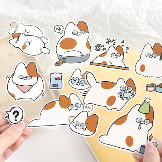 NOTE FOR猫meme系列合成纸贴纸 商品图2