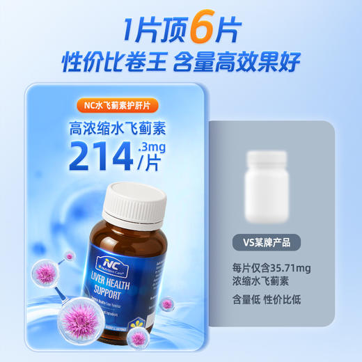 3瓶立减30 NC护肝片 60片/瓶 （效期29-2） A-5894 商品图2