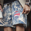 马登工装美式印花沙滩裤海边度假短裤宽松薄款外穿休闲五分裤男夏 商品缩略图0
