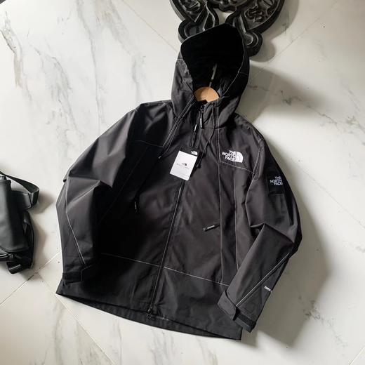 F033123春秋季新款连帽时尚个性拼接万针刺绣男女情侣款冲锋衣夹克外套 商品图9