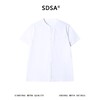 SDSA男装2026新款高贵轻奢时尚简约纯色纽扣开衫短袖T恤百搭上衣 商品缩略图0