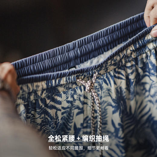 马登工装美式印花沙滩裤海边度假短裤宽松薄款外穿休闲五分裤男夏 商品图3