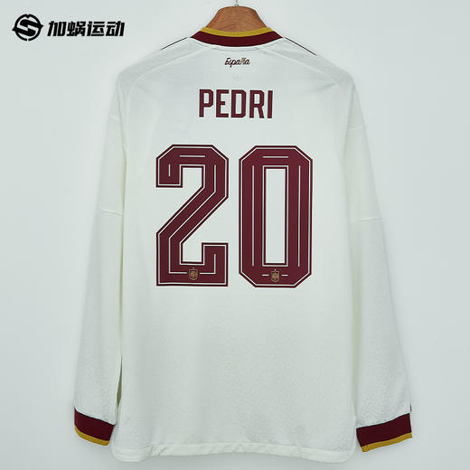 SFS阿迪达斯2026世界杯西班牙客场长袖球员版球衣足球服男 KA1957 商品图1