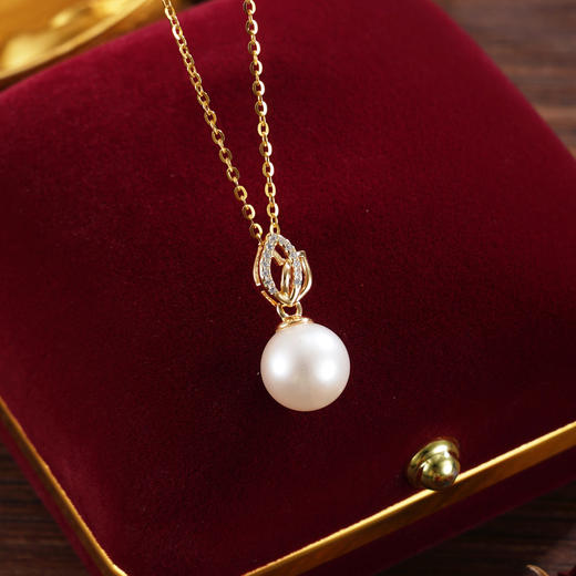 子佩集【瑰丽新生】银S925珍珠惜王妃套链项链【P3071】郁金香镀金2602 商品图0