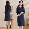 春季职业气质显瘦连衣裙长袖女款新款时髦潮流高级感裙子ZYF8609 商品缩略图0