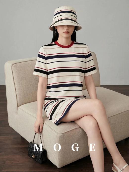 F033167春夏季新款时尚百搭宽松休闲克重厚实棉连衣裙 商品图6