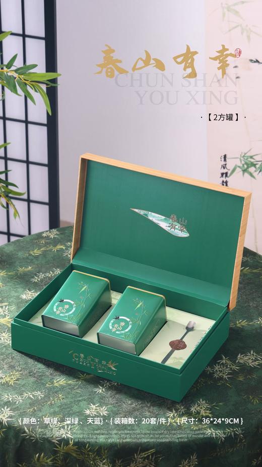 23元/套【春山有幸半斤毛尖.浅绿】一箱20套/一箱460元/整箱包邮 商品图1