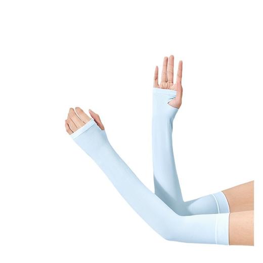 【冰袖防晒袖套】夏季ins潮冰袖女男士手袖 开车防紫外线冰丝袖套 商品图4